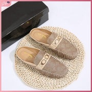 CH088-1 Casual Half-Shoe Loafer Shoes StyleMoto Khaki 35 