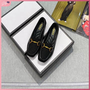 GGA2299-245 Casual Women's 1-Inch Heels Shoes StyleMoto Black 35 