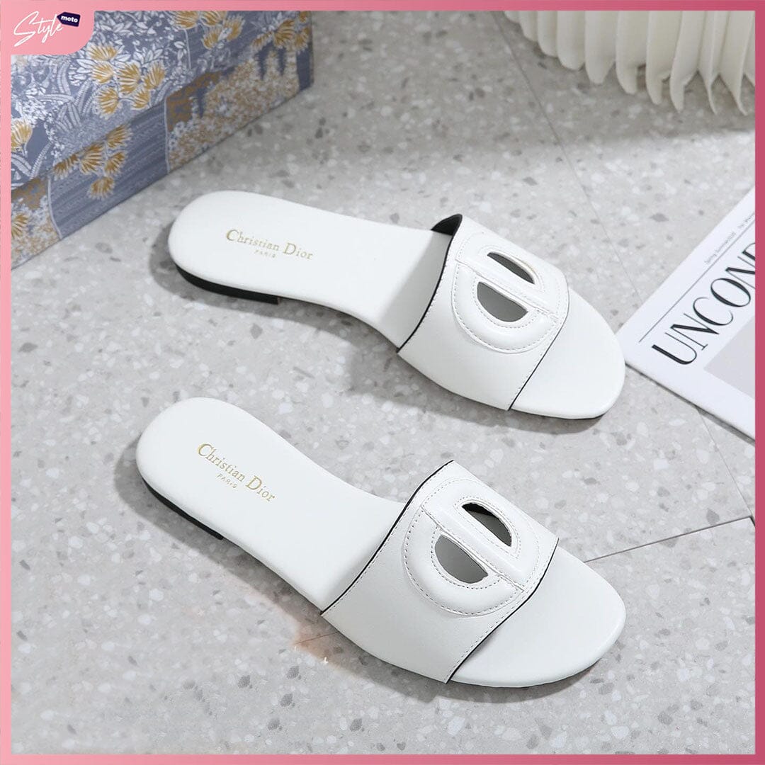 CD233-D188 Women's Casual Flat Sandal Shoes StyleMoto White 35 