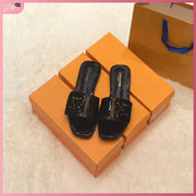 LV601-76 Casual Flat Sandal Shoes StyleMoto Black 35 