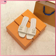 LV601-76 Casual Flat Sandal Shoes StyleMoto White 35 