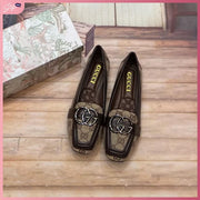 GG3199-G33 Casual Doll Shoes Shoes StyleMoto Brown 35 