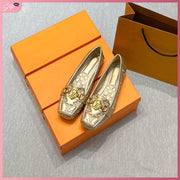 LV3199-L630 Women's Casual Loafer Shoes StyleMoto Gold 35 