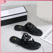 CC336-C1 Casual Flat Sandal Shoes StyleMoto Black 35 