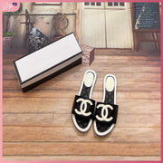 CC336-C8 Casual Flat Sandals Shoes StyleMoto Black 35 