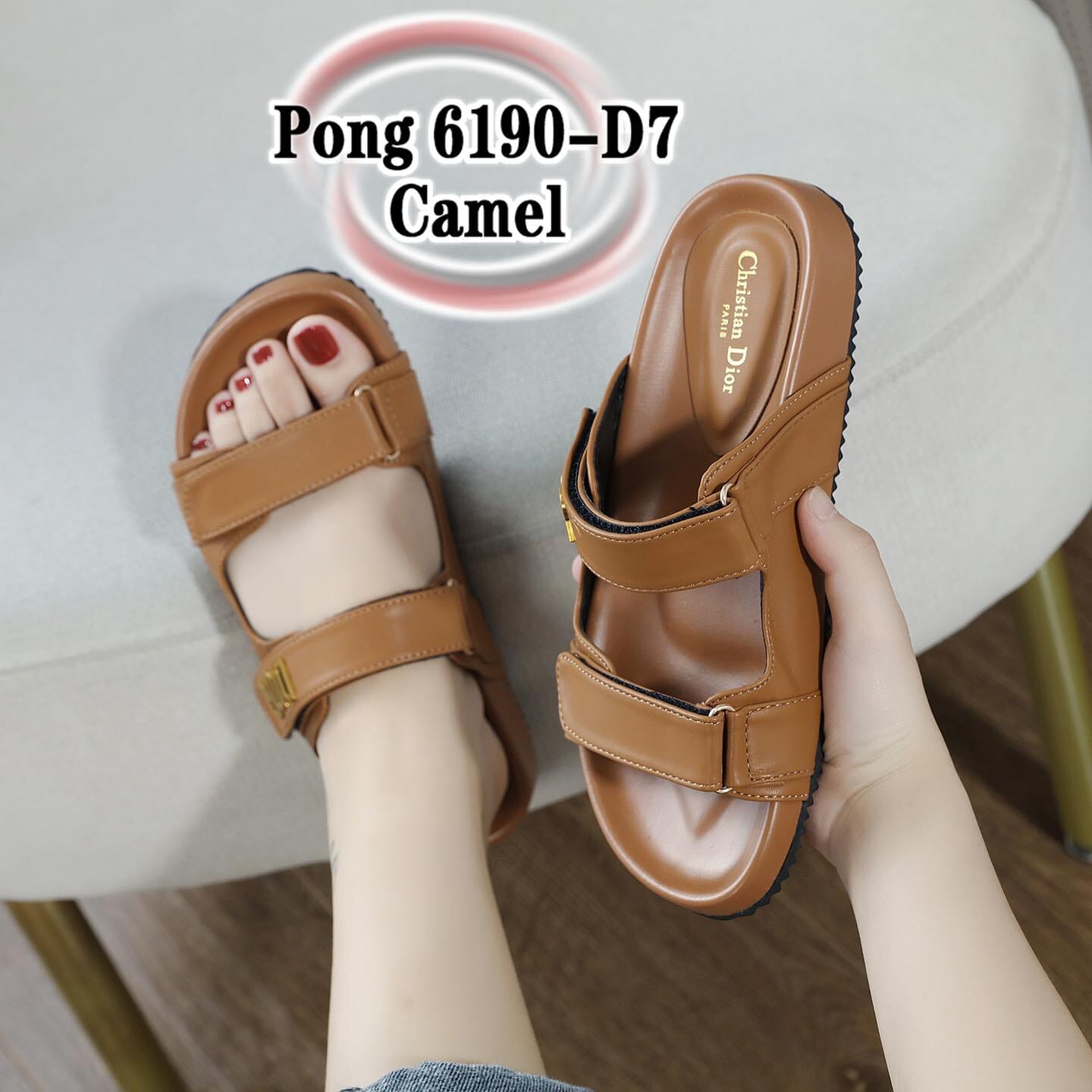 CD6190-D7 Korean Style Casual Women's Sandal (Premium) Shoes StyleMoto 