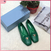 PRD8756-6 Korean Style Casual Loafer Shoes StyleMoto Green 35 