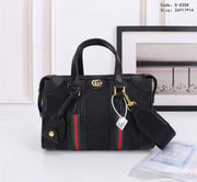GG835 Handbag with Sling Handbags StyleMoto Black Canvass 