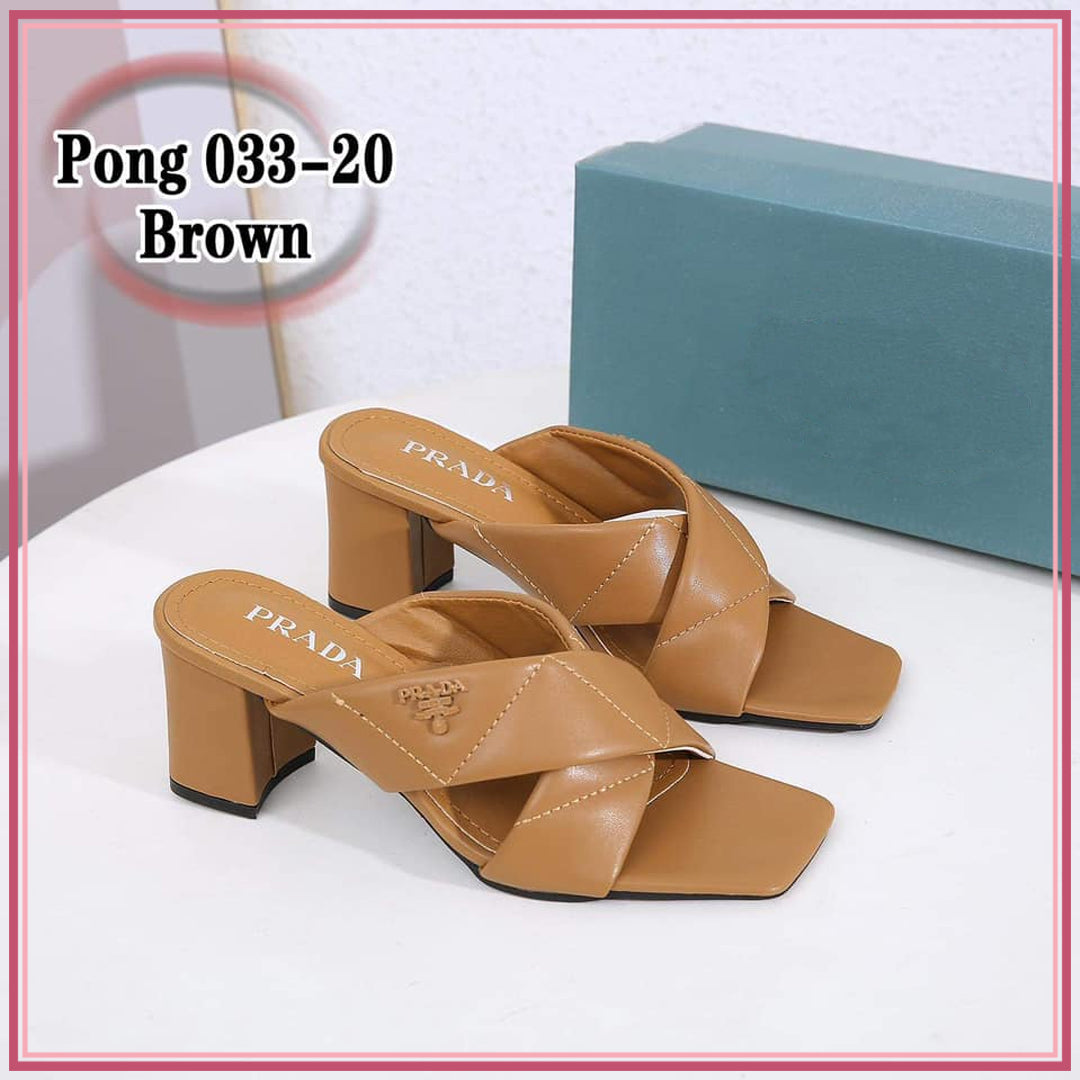 PRD033-20 Casual 2-Inch Heels Sandals Shoes StyleMoto Brown 35 