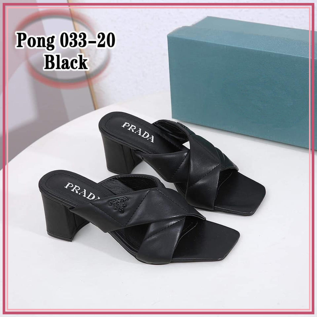PRD033-20 Casual 2-Inch Heels Sandals Shoes StyleMoto Black 35 