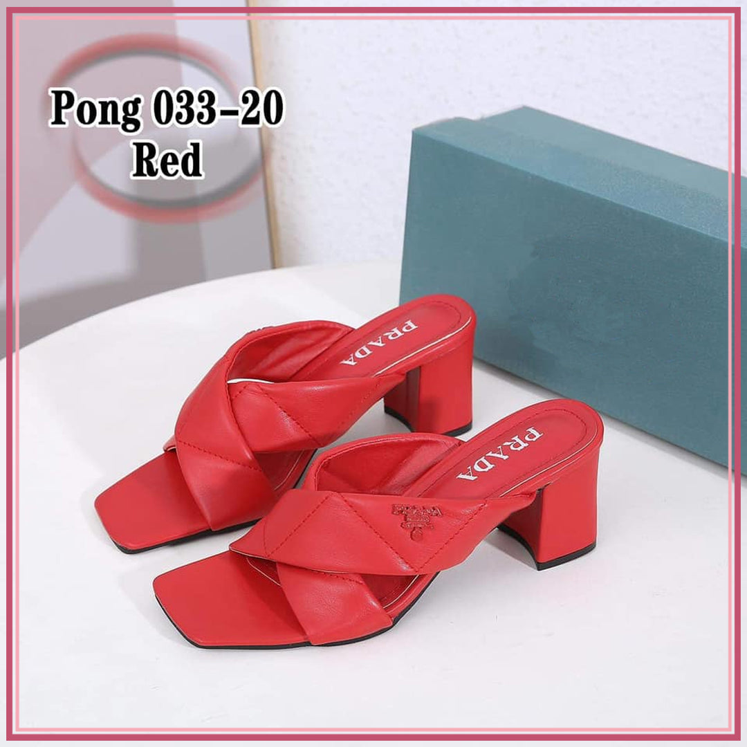 PRD033-20 Casual 2-Inch Heels Sandals Shoes StyleMoto Red 35 
