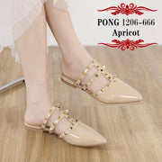 VAL1206-666 Pointed-Toe Flat Half Shoes Shoes StyleMoto 