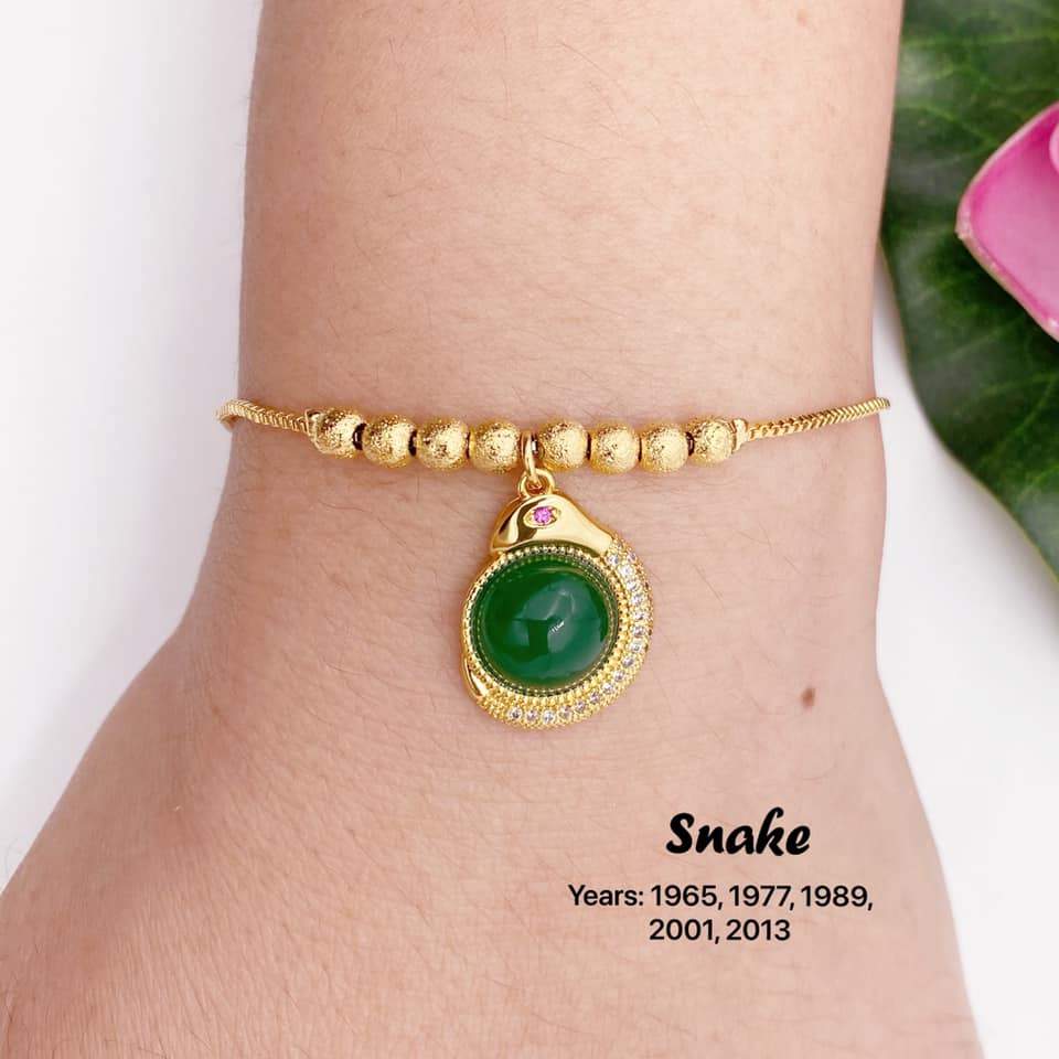 Lucky Authentic Jade Zodiac Bracelet StyleMoto 