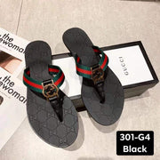 GG301-G4 Casual Thong Sandals StyleMoto Black 35 
