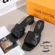 LV580-29 Casual 1-Inch Sandals StyleMoto Black 35 
