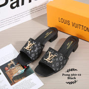 LV560-12 Casual 1-Inch Sandals StyleMoto Black 35 