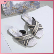 CD233-D9 Casual Cross-Strap Sandal Shoes StyleMoto Gray 35 
