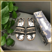 CD233-8A Printed Sandals Shoes StyleMoto Black/Brown 39 