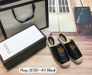 GG2020-45 Casual Half Shoes Espadrille StyleMoto Black 35 