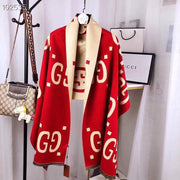 Cashmere Reversible Scarf StyleMoto GG RED 