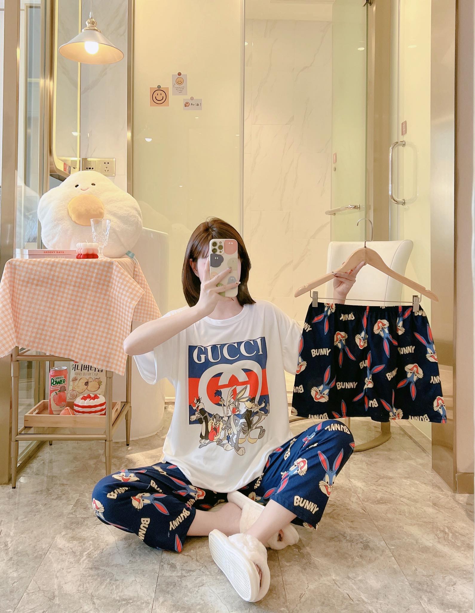 3-in-1 Sleepwear Pajama Set StyleMoto GG Bunny 
