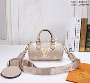 LV45707 Papillon Bag with Coin Purse StyleMoto Apricot 