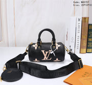 LV45707 Papillon Bag with Coin Purse StyleMoto Black 