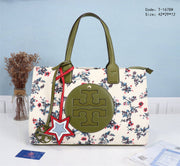 TB1678 Signature Ella Tote Bag StyleMoto Green Floral 