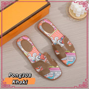 H308 Oran Printed Sandals StyleMoto Khaki 35 