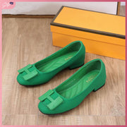 H318-H66 Casual Mini-Wedge Shoes Shoes StyleMoto Green 35 