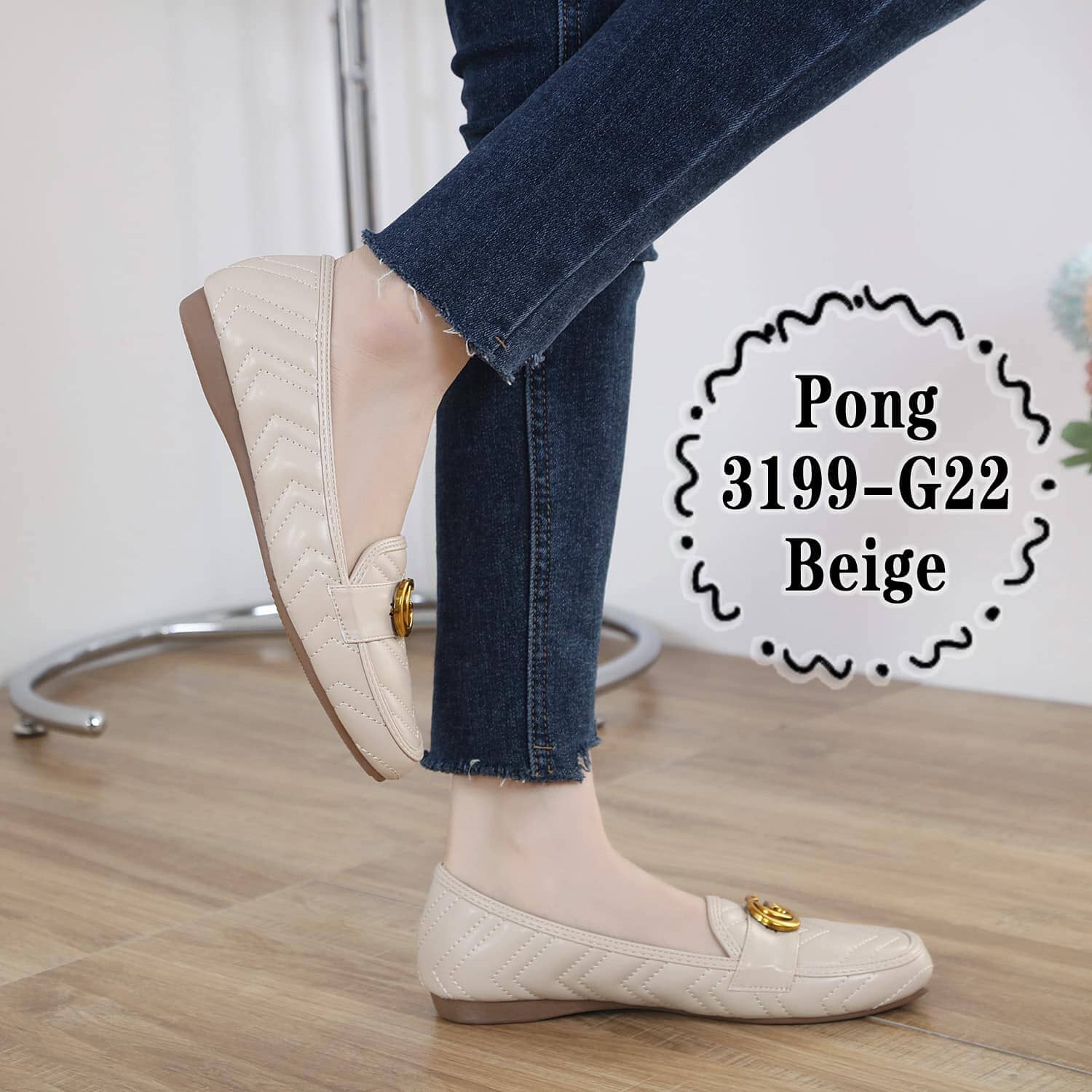 GG3199-G22 Korean Style Casual Loafer Shoes StyleMoto 