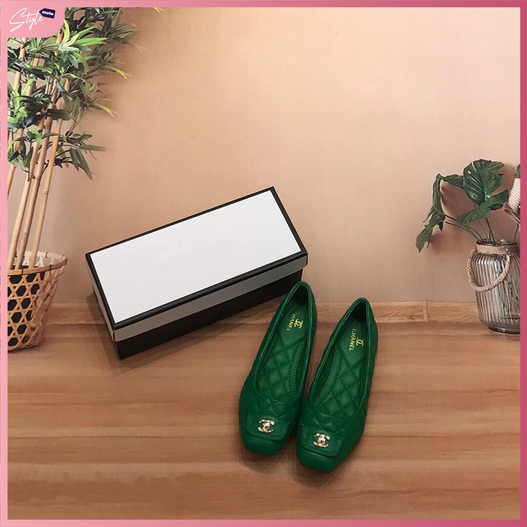 CC319-214 Casual Doll Shoes Shoes StyleMoto Green 35 