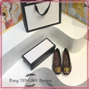 GG319-G861 Casual Doll Shoes Shoes StyleMoto Brown 35 