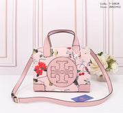 TB1681 Casual Handbag With Sling StyleMoto Pink Floral Printed 