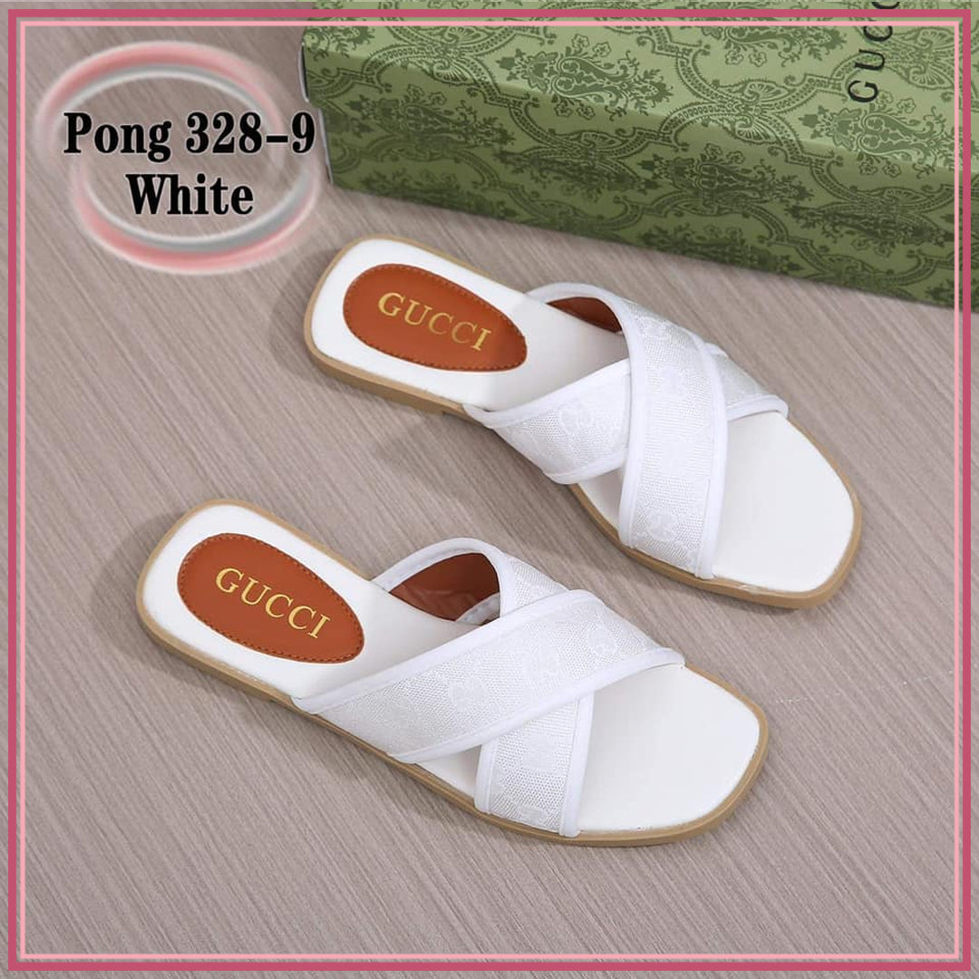 GG328-9 Casual Cross-Strap Sandal Shoes StyleMoto White 35 
