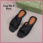 GG328-9 Casual Cross-Strap Sandal Shoes StyleMoto Black 35 