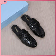 PRD578-P5 Casual Flat Half Shoes Shoes StyleMoto Black 35 