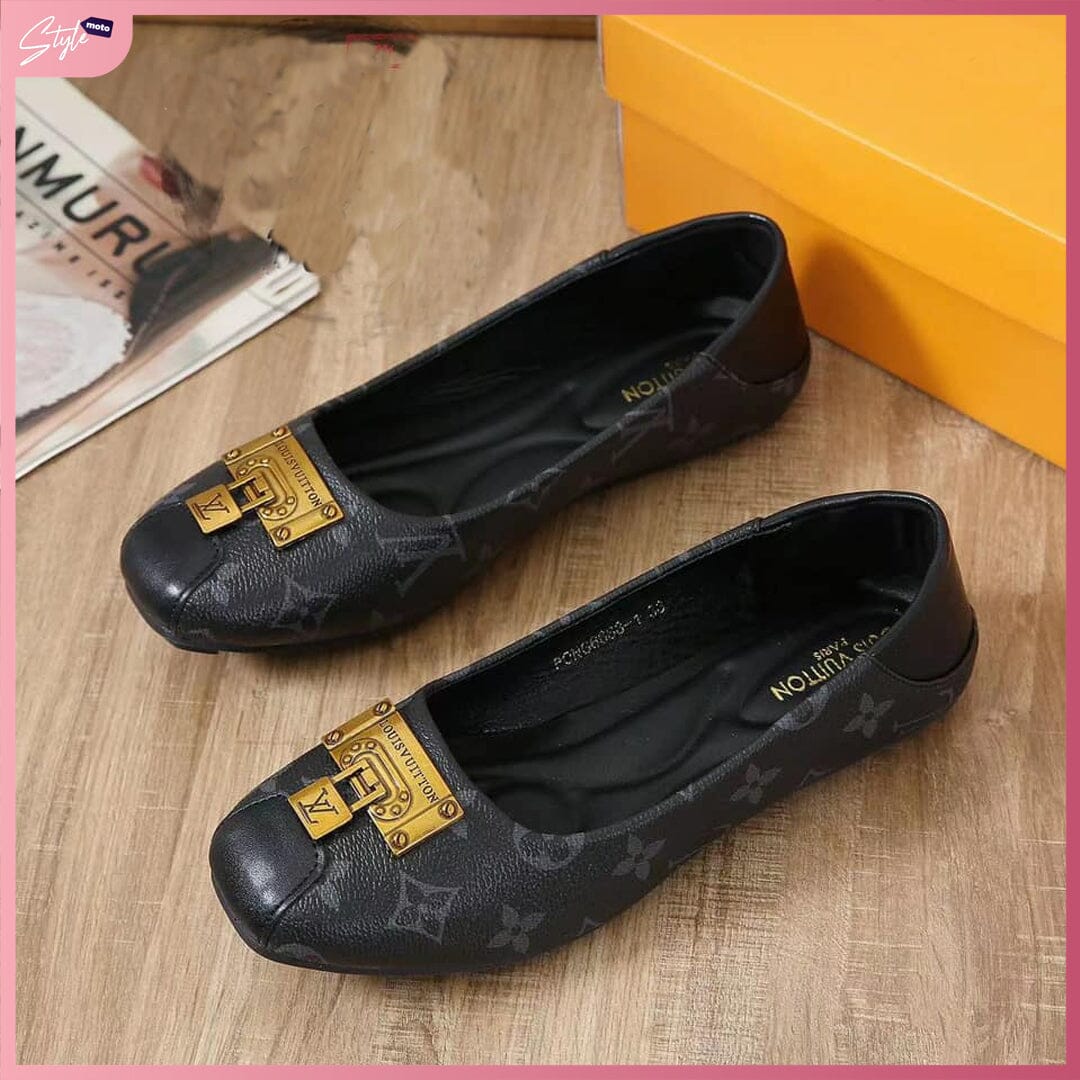 LV6688-1 Casual Doll Shoes Shoes StyleMoto Black 35 