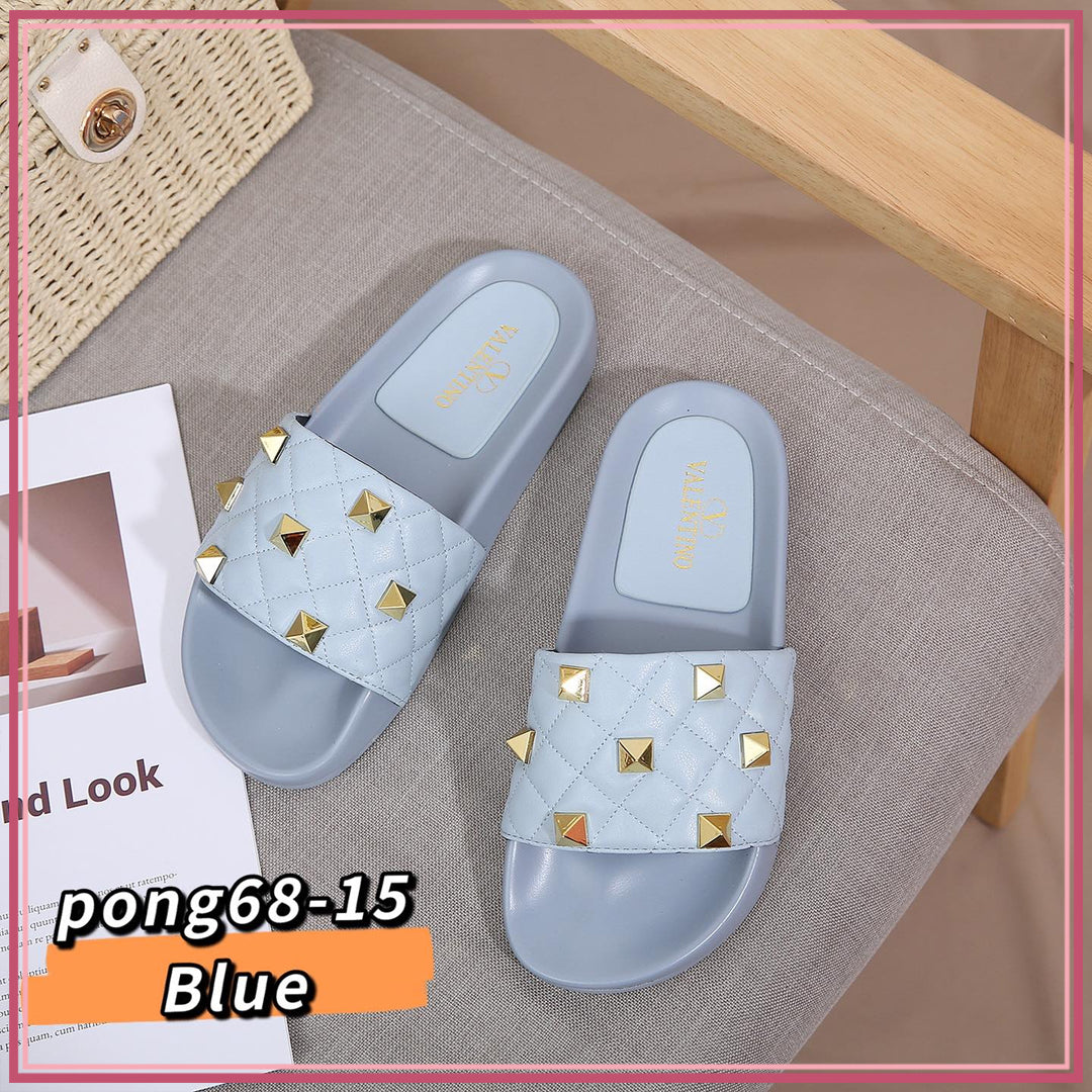 VAL68-15 Casual Slide Shoes StyleMoto Blue 35 