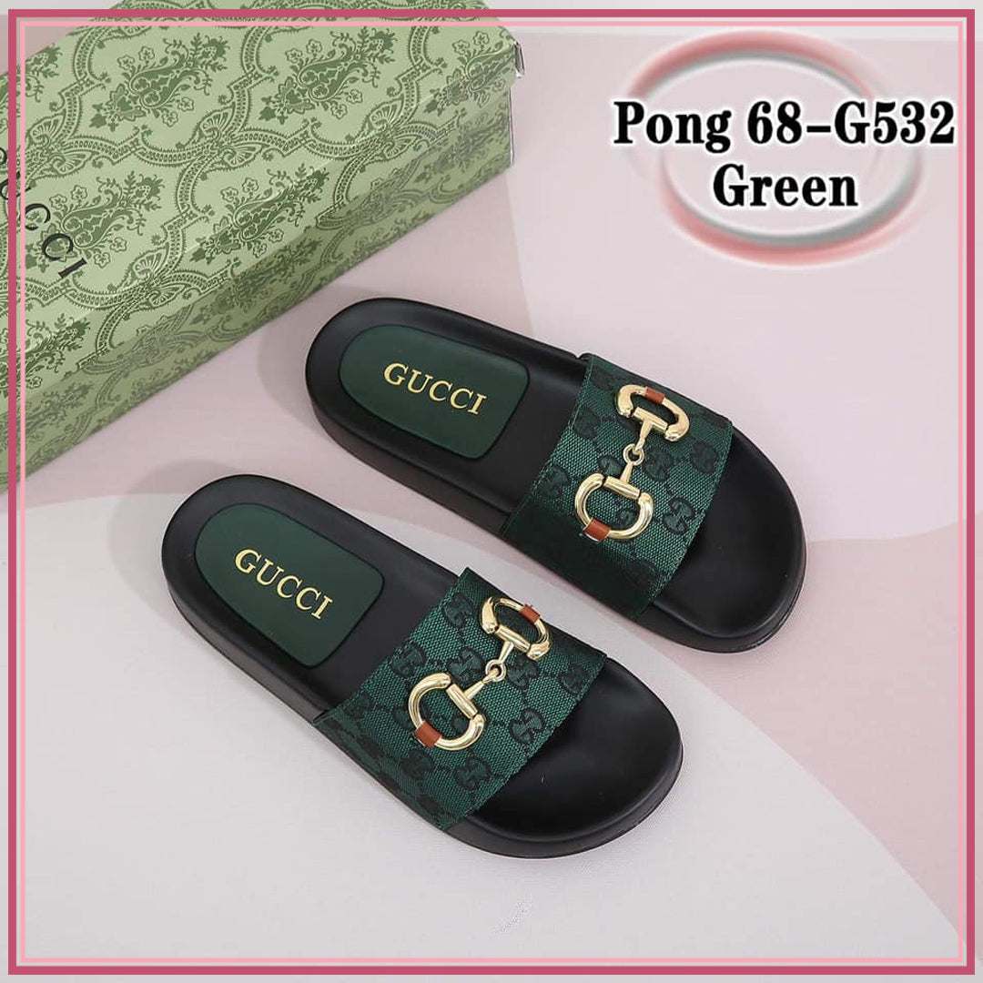 GG68-G532 Comfort Slide Shoes StyleMoto Green 35 