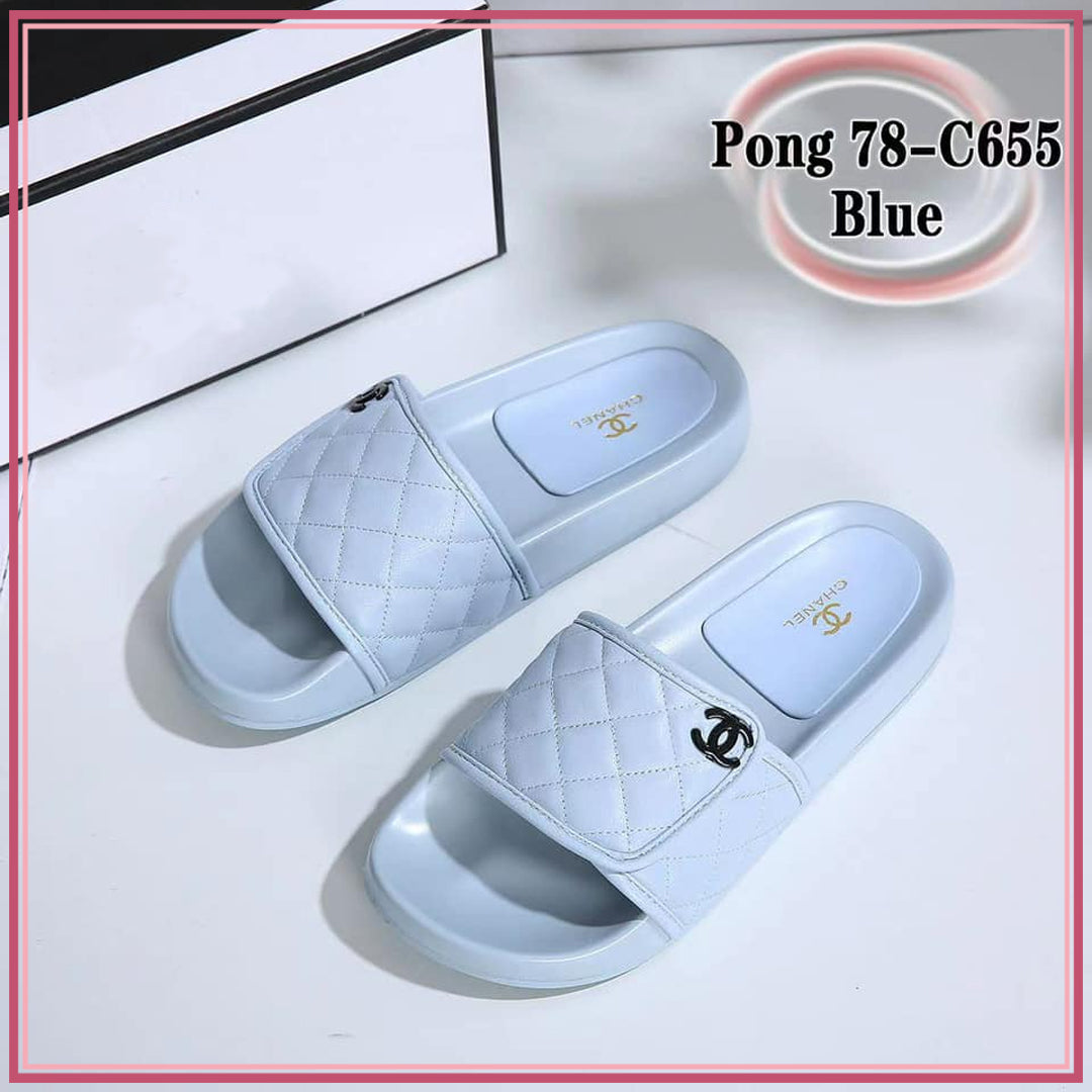 CC78-C655 Comfort Slide Shoes StyleMoto Blue 35 