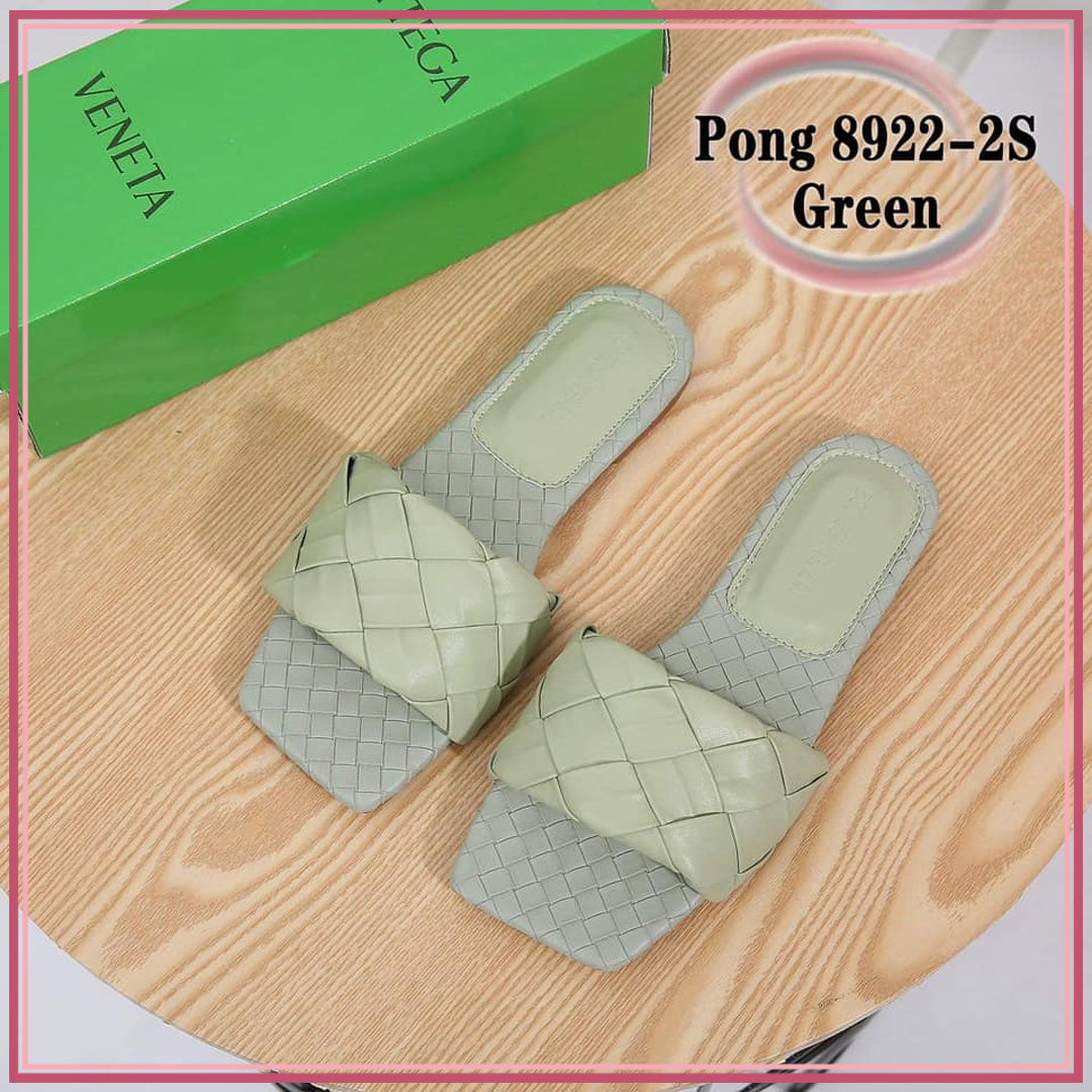BOT8922-2S Casual Flat Sandal Shoes StyleMoto Green 35 