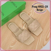 BOT8922-2S Casual Flat Sandal Shoes StyleMoto Beige 35 