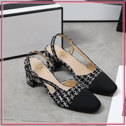 CC917 Casual 2-Inch Slingback Heels Shoes StyleMoto Black 35 