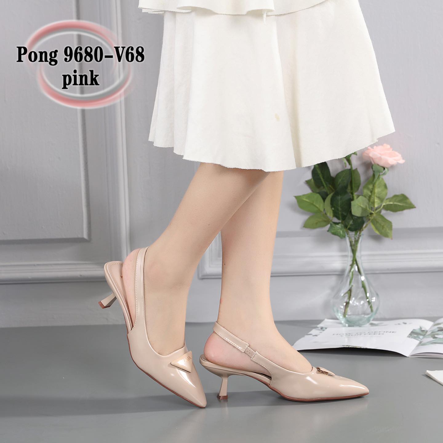 PRD9680-V68 1.5-Inch Slingback Heels Shoes StyleMoto 