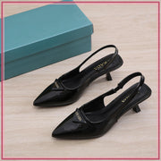 PRD9680-V68 1.5-Inch Slingback Heels Shoes StyleMoto Black 35 