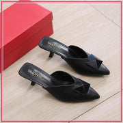 VAL9680-V63 Casual 2-Inch Heels Half Shoe Shoes StyleMoto Black 35 