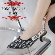 CD9680-118 Printed 2-Inch Slingback Heels Shoes StyleMoto 
