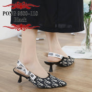 CD9680-118 Printed 2-Inch Slingback Heels Shoes StyleMoto 