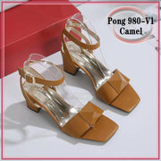 VAL980-V1 Casual 2-Inch Heels Sandal Shoes StyleMoto Camel 35 